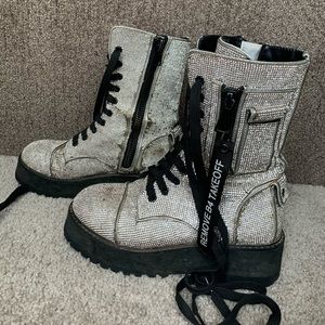 glitter boots